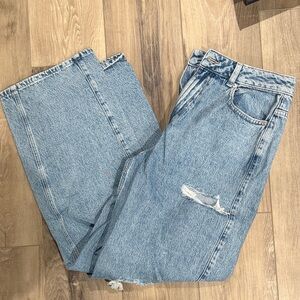 Garage Vintage Blue Flare Jeans